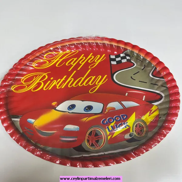 Cars Temalı Karton Tabak